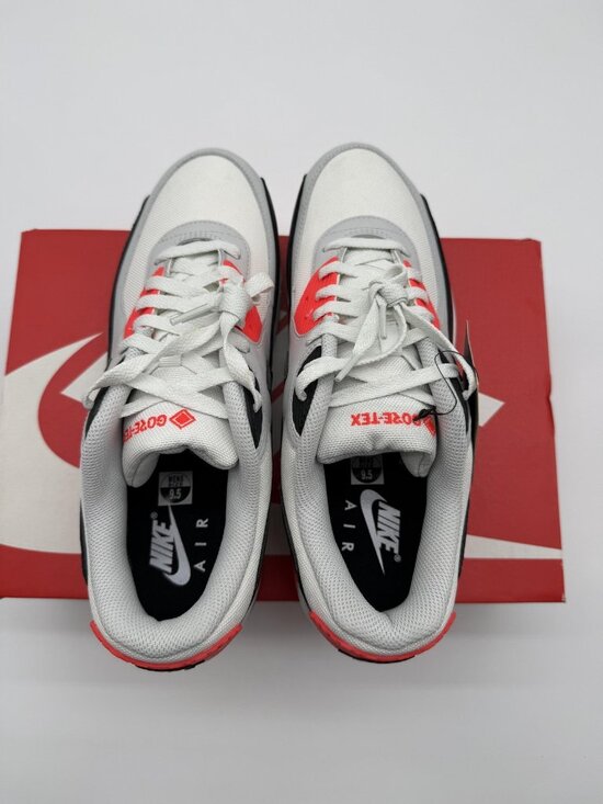 New Nike Air Max 90 GTX Shoes Men\'s Size 9.5 White Grey Gore-Tex FD5810 101 main image 9